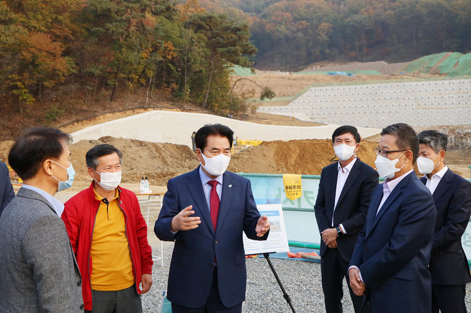 백군기 용인시장 페북 캡처.