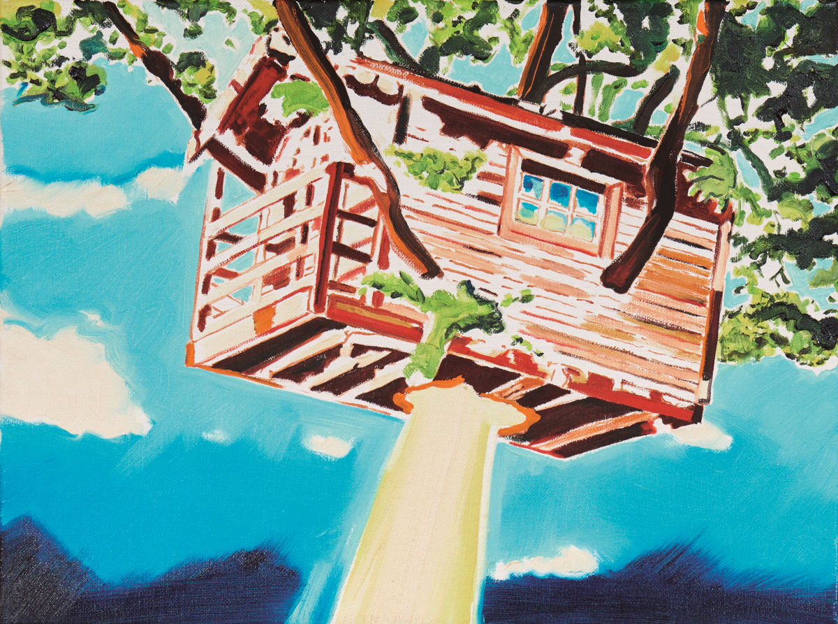 노베르트 비스키, Occulto, oil on canvas, 30&times;40cm, 2006