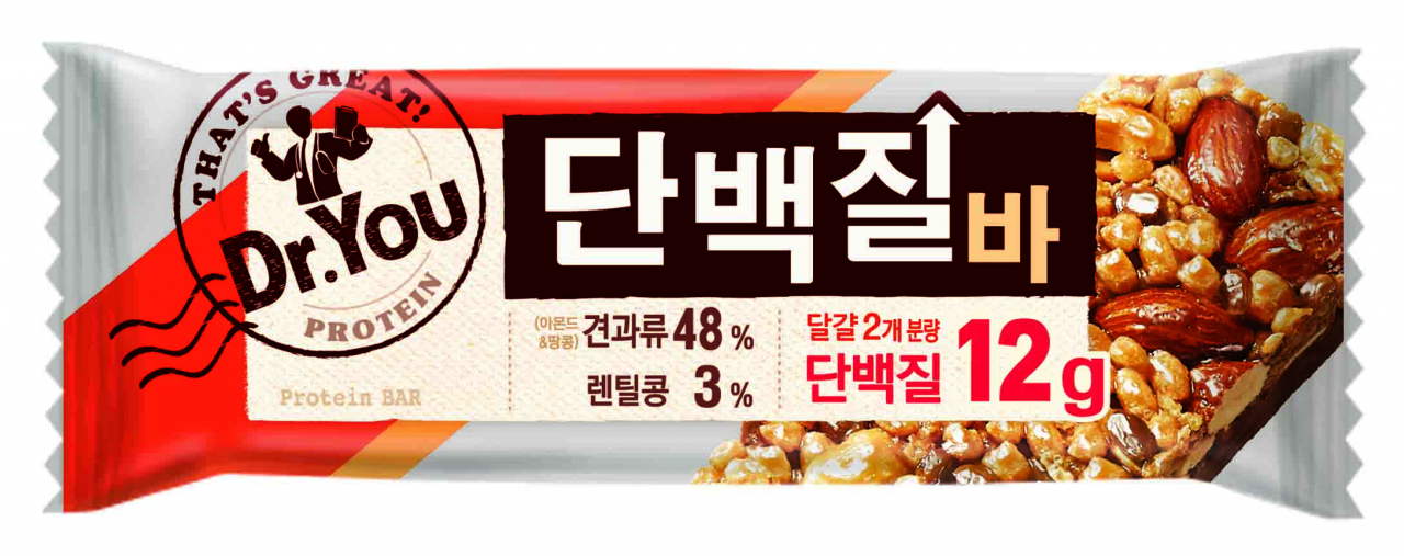 닥터유 단백질바 제품 이미지 [제공=오리온]
