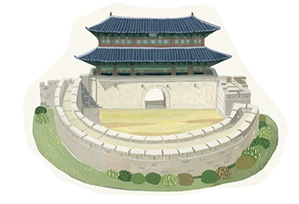 동대문 관광특구를 밝힐 흥인지문 한지 등 이미지.