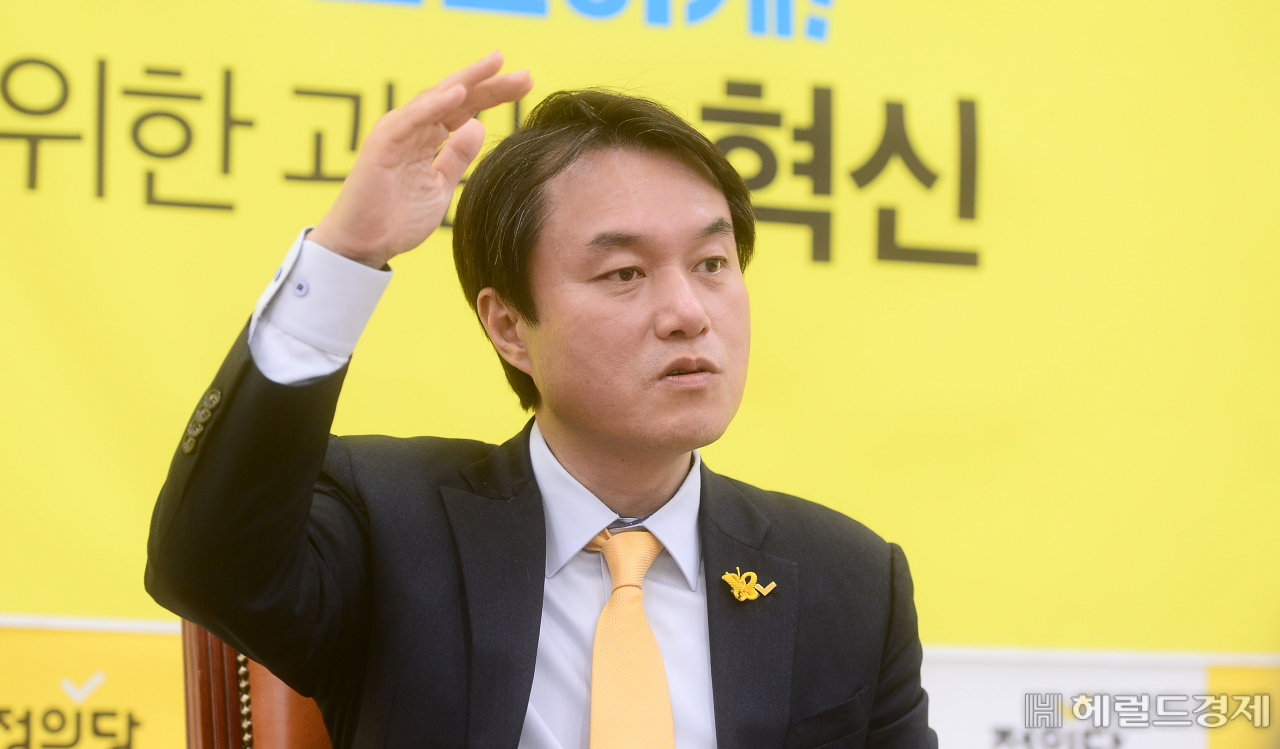 김종철 정의당대표 이상섭 기자 babtong@heraldcorp.com
