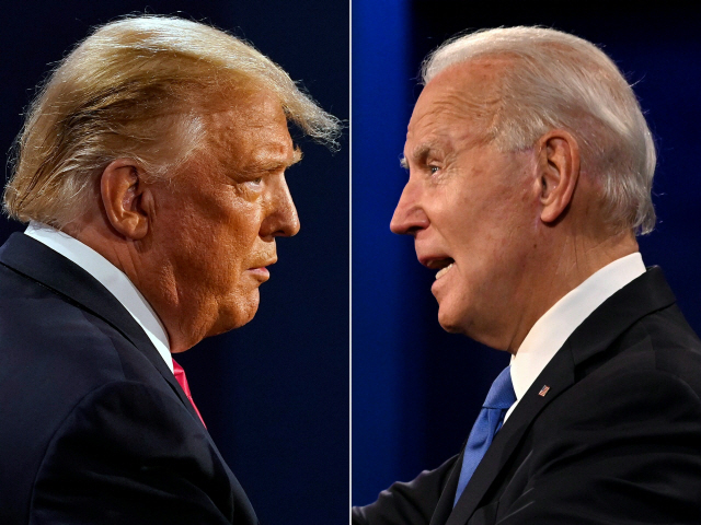 US President Donald Trump (left) and former Vice President Joe Biden(AFP-Yonhap)