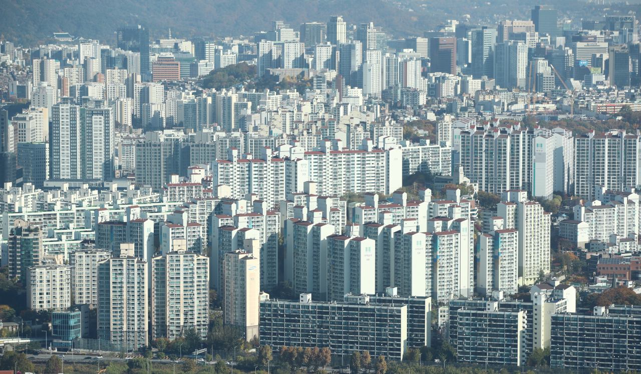 사진은 서울 시내 아파트 모습. [연합]