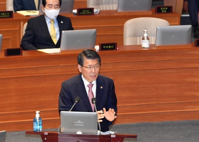 은성수 금융위원회 위원장 [사진=연합]