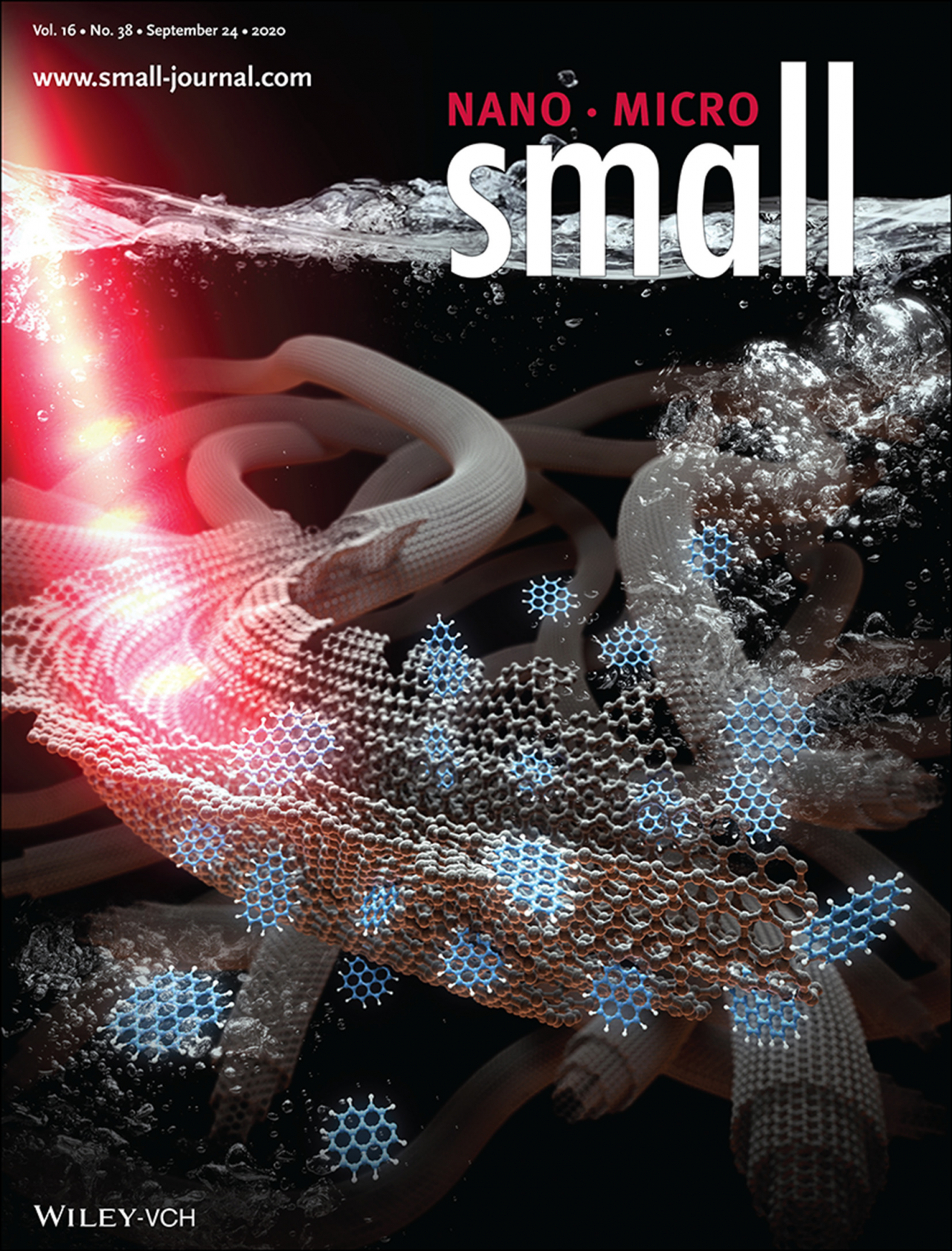 이번 연구성과가 게재된 나노소재 분야 국제학술지 '스몰' 표지.[한국생산기술연구원 제공]