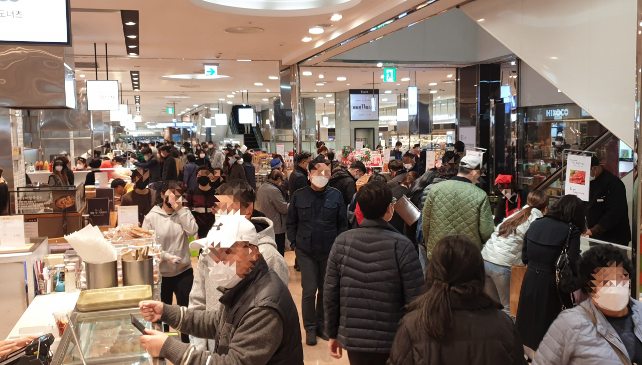 지난 8일 오후 2시 서울 영등포구 롯데백화점 영등포점 [사진=박재석 기자/jsp@heraldcorp.com]