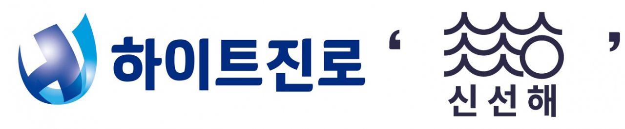 하이트진로 CI(왼쪽)와 푸디슨 CI