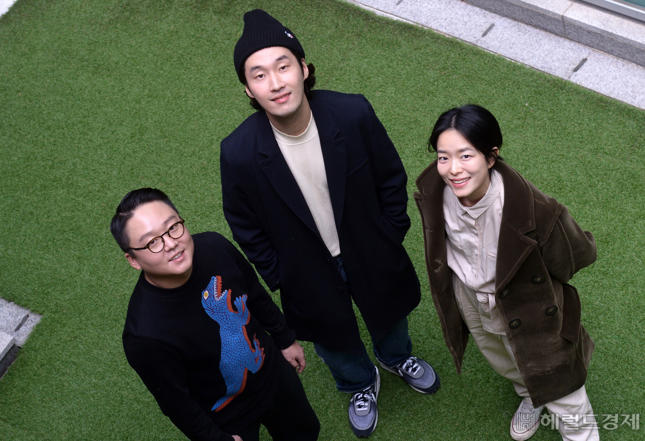 ‘가무악칠채’ 허성은 음악감독, 이재화 안무가, 정가 박민희. 이상섭 기자