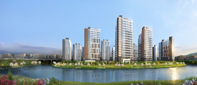 전남 순천 대광로제비앙 리버팰리스 투시도.