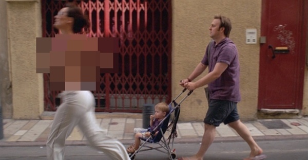 A scene from 2010 French short film "Oppressed Majority" (Screen Capture)