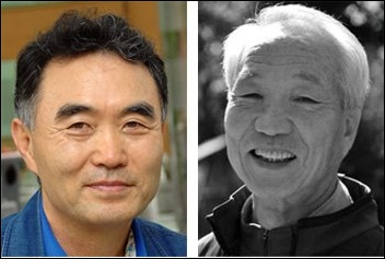 소설가 백시종(왼쪽), 시인 권달웅