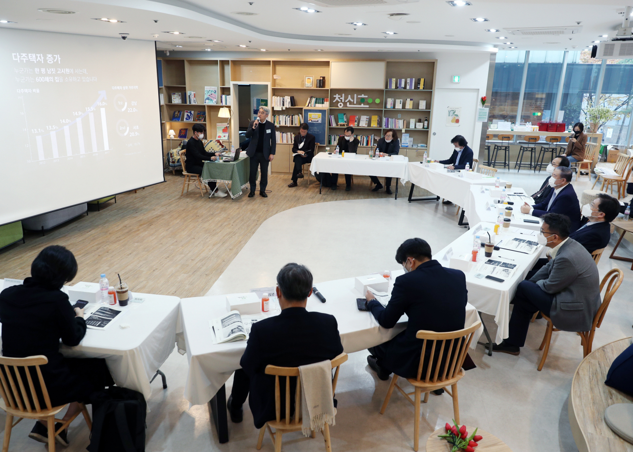 지난 16일 서울 명동에서 ‘제2회 청신호 포럼’이 열리고 있다. [SH공사 제공]