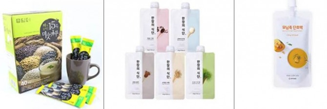 미국 아마존(Amazon.com)에서 판매중인 한국식 식사대용품 예시