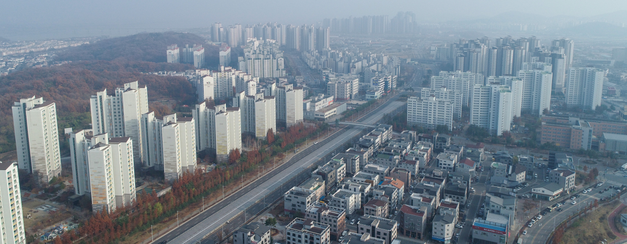 경기도 김포의 아파트 단지 모습[연합]