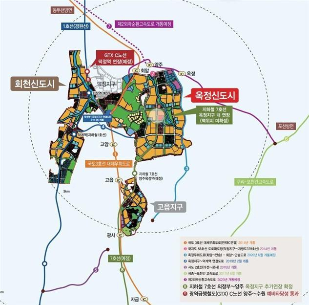 양주 옥정신도시 위치도 [한국토지주택공사(LH) 제공]