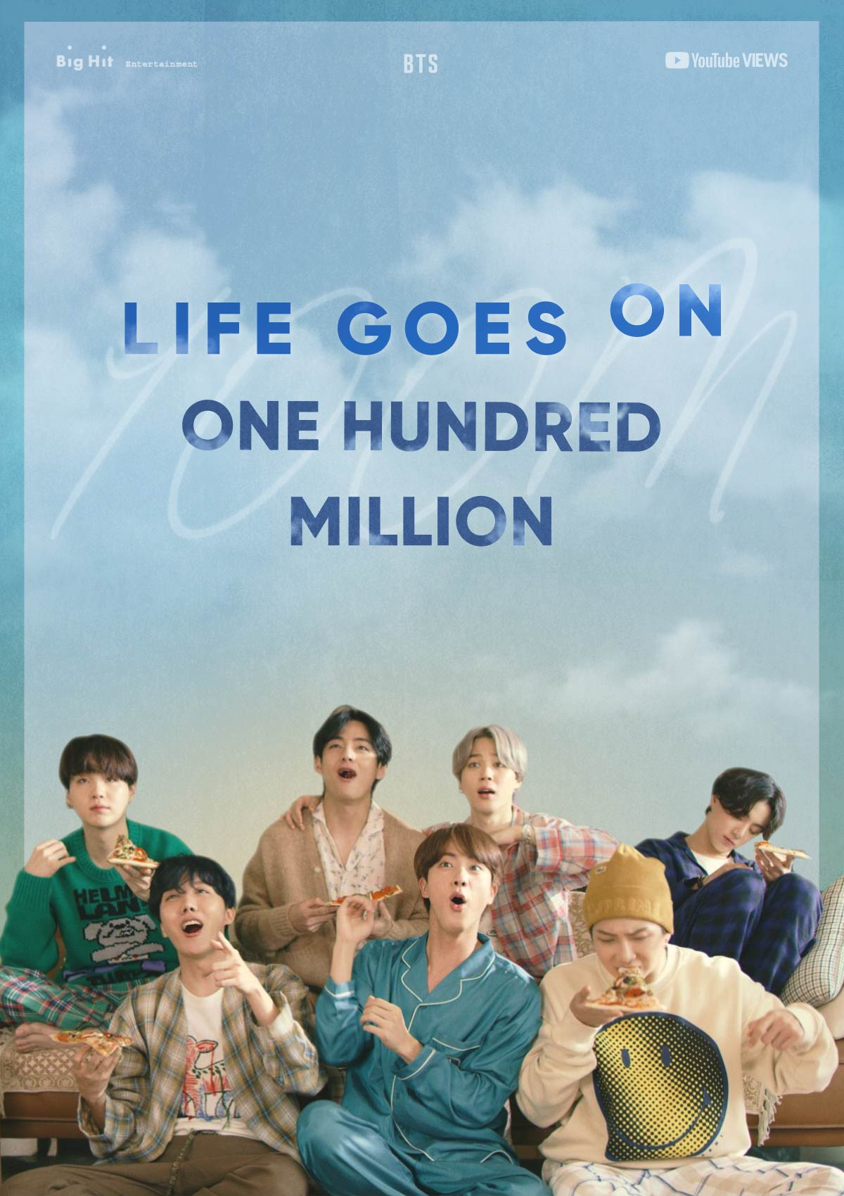 그룹 방탄소년단(BTS)이 발매와 함께 공개한 '라이프 고스 온' (Life Goes On) 뮤직비디오가 공개 이틀 만에 1억 뷰를 돌파했다고 소속사 빅히트엔터테인먼트가 밝혔다. [사진=빅히트엔터테인먼트 제공]