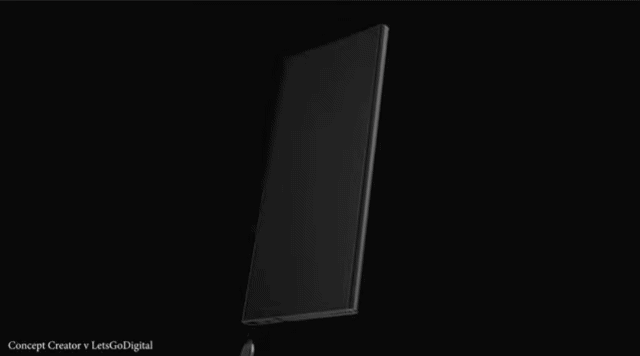 삼성전자 롤러블폰 예상 모습 [출처: 렛츠고디지털( nl.letsgodigital.org/smartphones/samsung-rollable-smartphone-2021/ ), 유튜브(Concept Creator)]