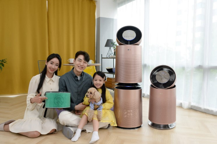 LG전자 반려동물용 퓨리케어 360도 공기청정기 [LG전자 제공]