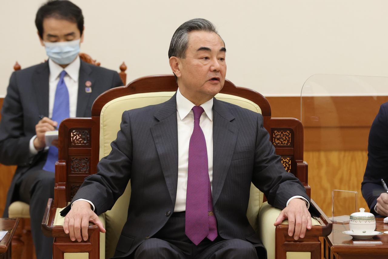 왕이(王毅) 중국 외교담당 국무위원 겸 외교부장 [연합]