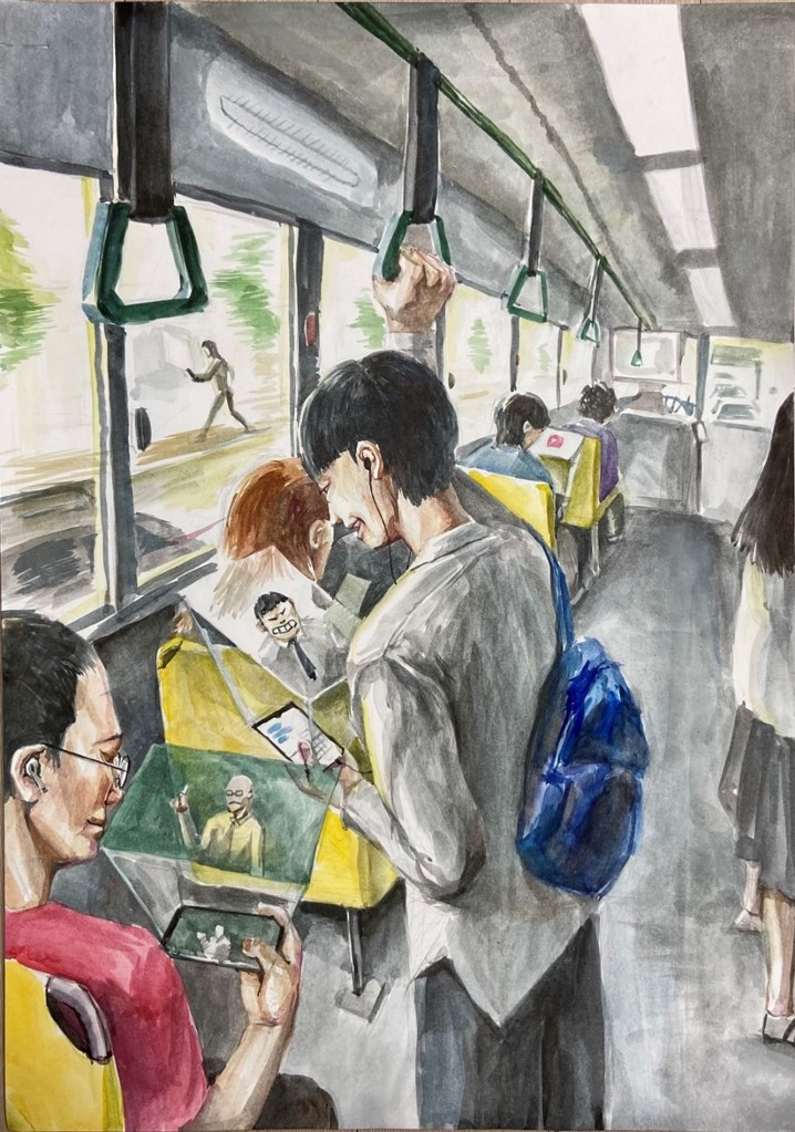 문화체육관광부 장관상을 수상한 구정환 학생(서울예술고 2학년)의 작품 '일상' [삼성생명]
