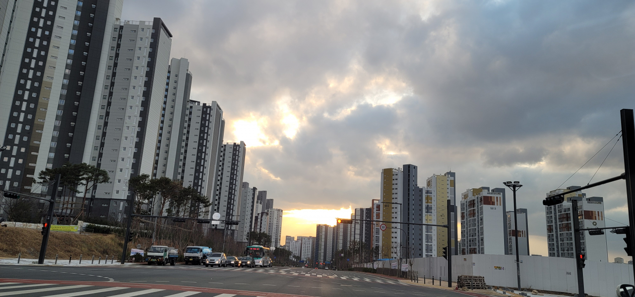 서울 송파구 위례신도시 일대 아파트 밀집지역의 모습. [헤럴드경제DB]