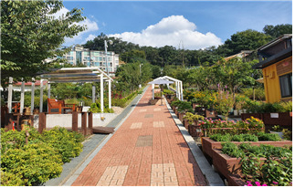마을정원 2호 조성. [오산시 제공]