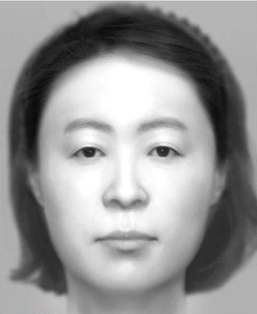 경찰은 아라뱃길 등에서 훼손된 시신으로 발견된 여성의 안면을 복원해 사진을 공개했다. [인천지방경찰청]