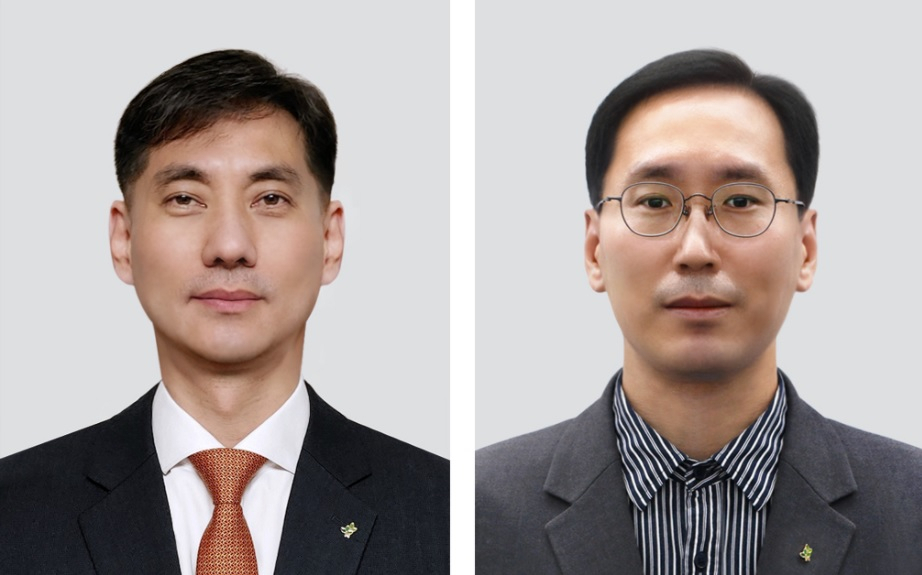 (왼쪽부터)깨끗한나라의 임원인사에서 승진한 박경렬 전무와 신규 선임된 박경환 상무