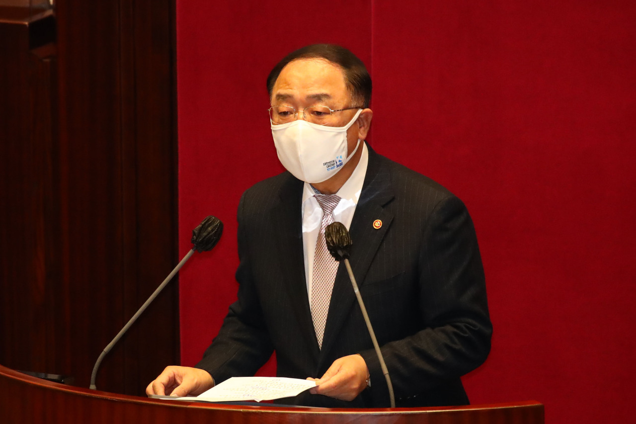 Finance Minister Hong Nam-ki (Yonhap)