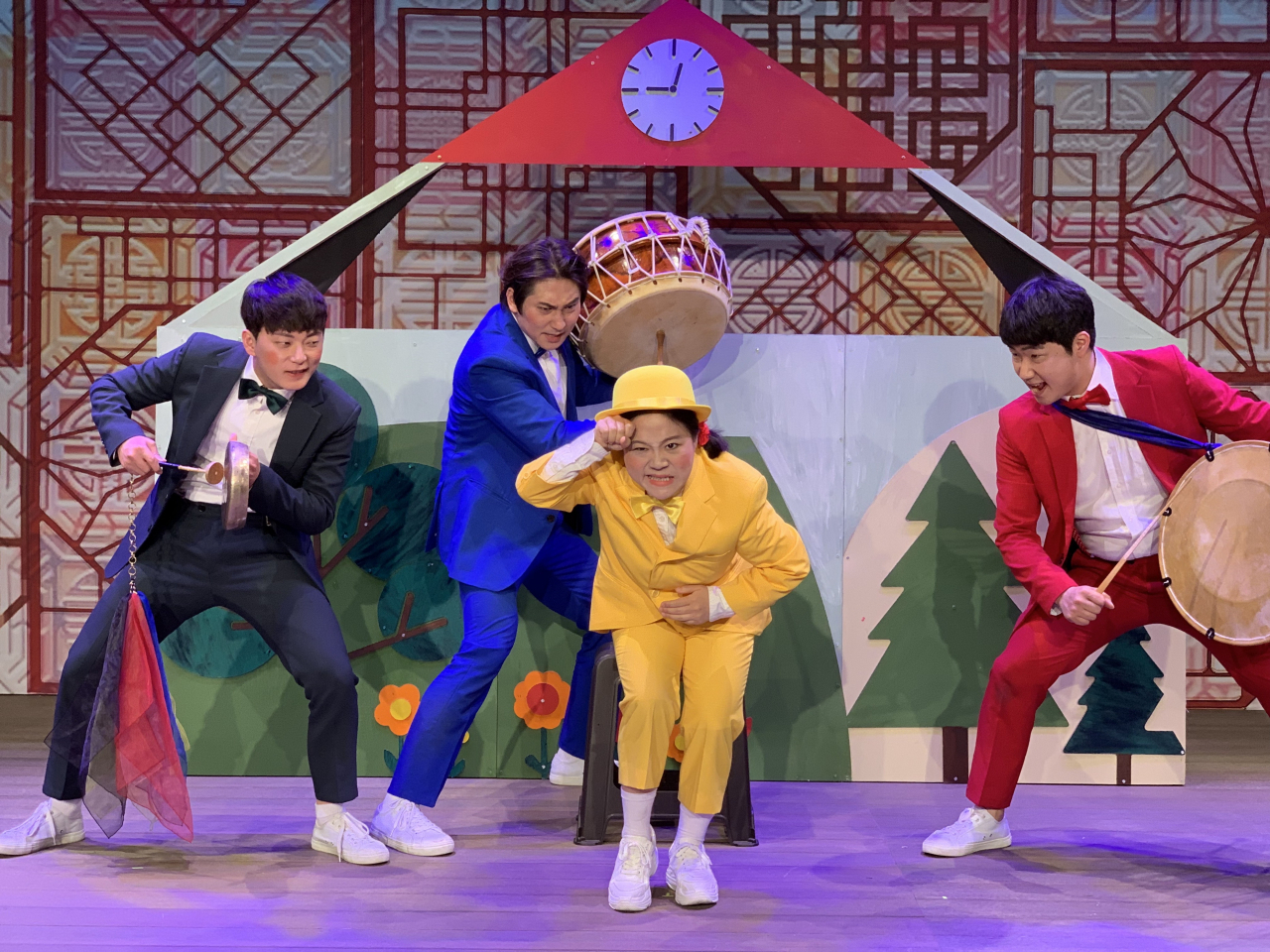 연희는 방구왕 공연[용인문화재단 제공]