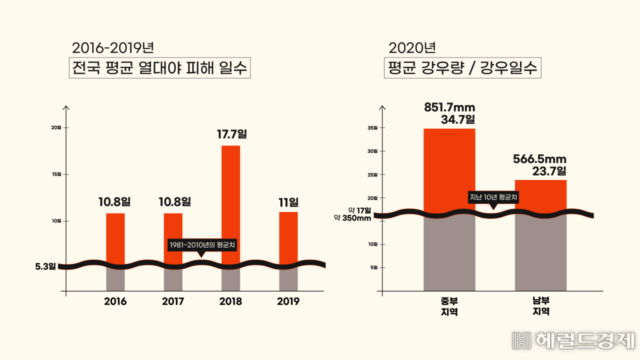 ‘빨간 사과’가 사라진다… 하얗게 질식하는 한반도