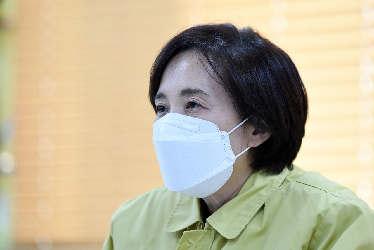 유은혜 사회부총리 겸 교육부 장관. [연합]