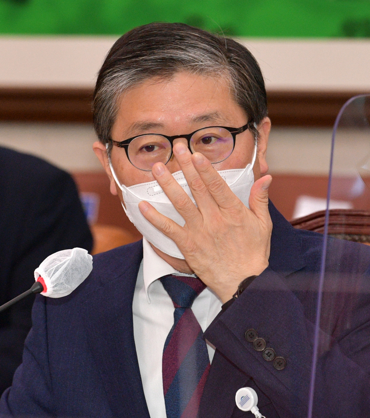 문재인 대통령은 4일 국토부 장관에 변창흠 한국토지주택공사(LH) 사장을 내정했다. 사진은 지난 10월 8일 국회에서 열린 한국토지주택공사(LH) 국정감사에 참석한 변창흠 한국토지주택공사 사장. [연합]