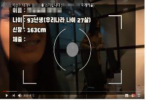 중개대상 여성의 키와 몸무게 등 신상정보를 자세히 밝힌 광고.[여성가족부 제공]