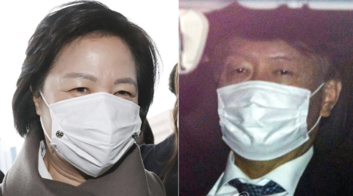 추미애 법무부 장관과 윤석열 검찰 총장[연합]