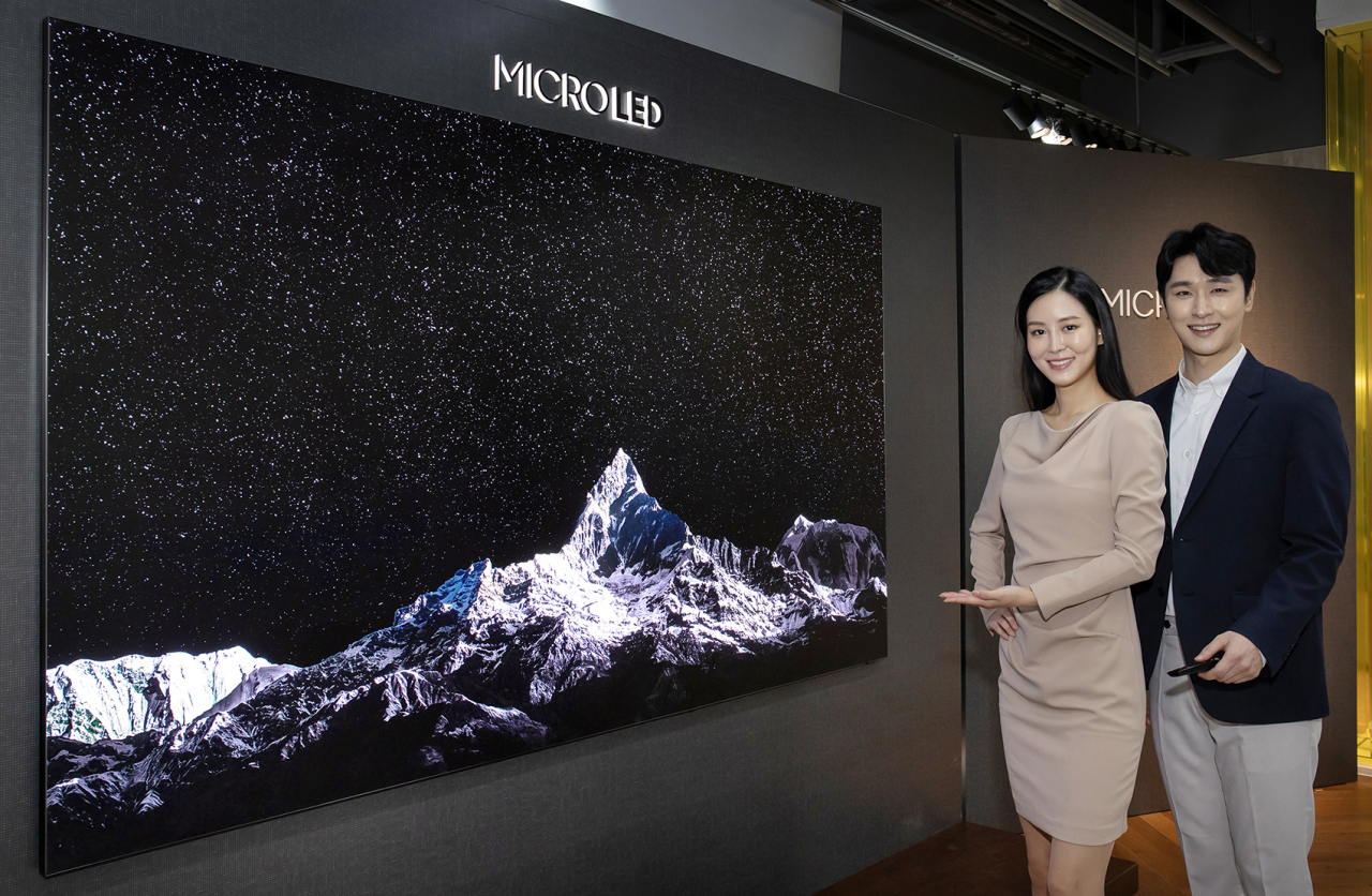1억7000만원 초고가 110형 마이크로 LED TV [삼성전자 제공]