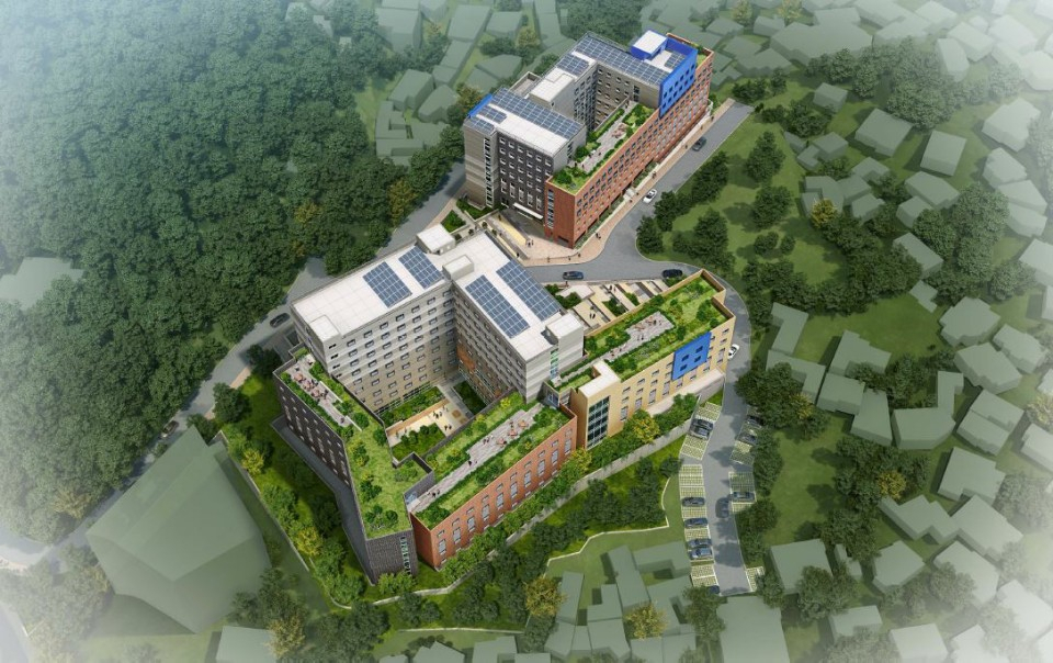 한양대학교 제6, 제7 기숙사 조감도. [성동구 제공]