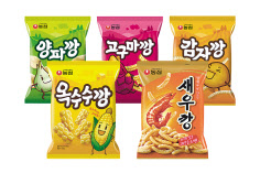 깡스낵 5종. [농심 제공]