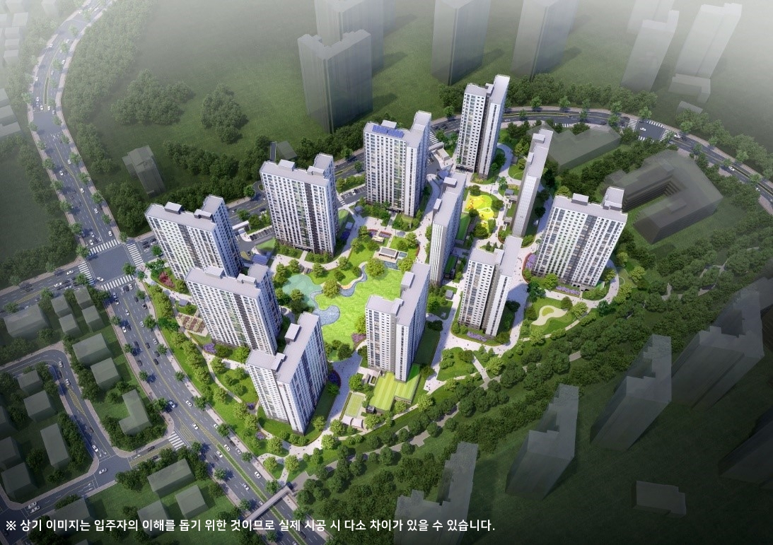 힐스테이트 봉담 조감도 [현대건설 제공]