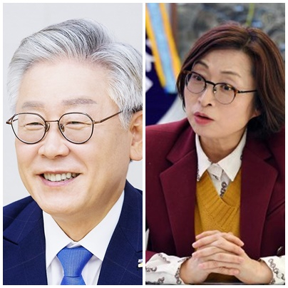 이재명 경기지사(왼쪽)과 은수미 성남시장(오른쪽)