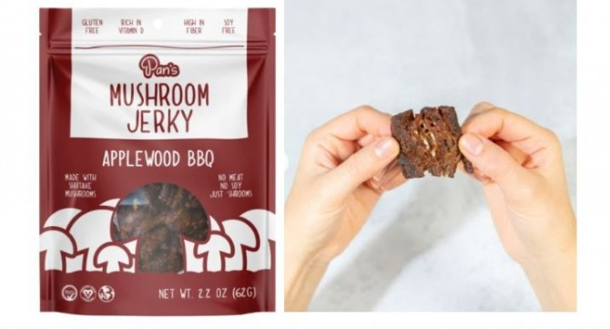 버섯으로 만든 육포 팬스 머슈룸 절키(Pan’s mushroom jerky)
