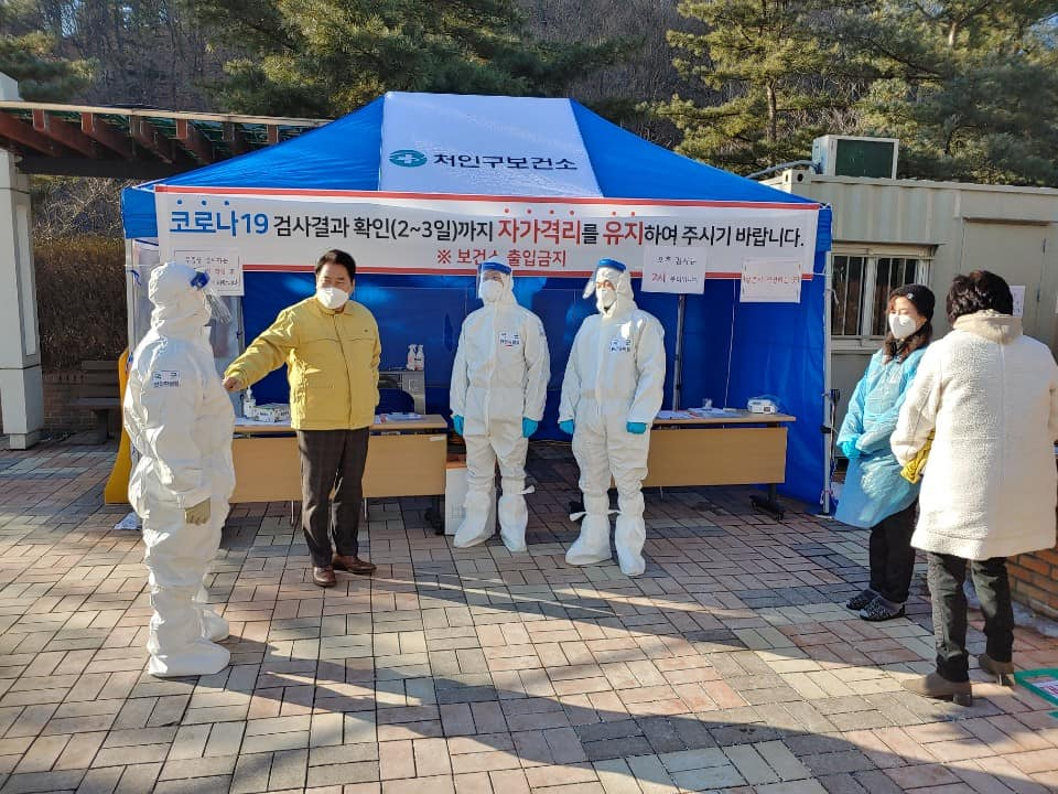 백군기 용인시장 페북 캡처.