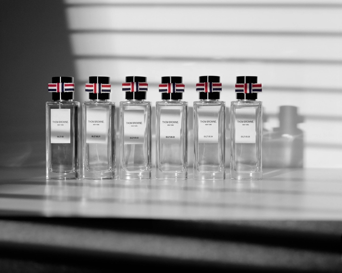 Thom Browne's new fragrance line (Samsung C&T Corp.)