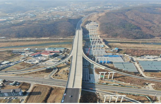 공사구간 전경.[경기도 제공]