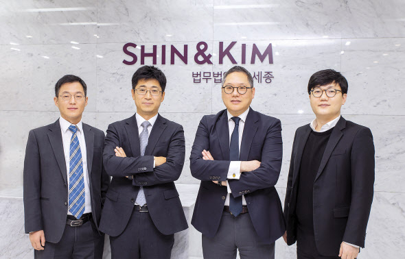세종 동남아그룹의 이대호 변호사, 길영민 변호사, 마이클장 외국변호사, 박준현 변호사(왼쪽부터) [법무법인 세종 제공]
