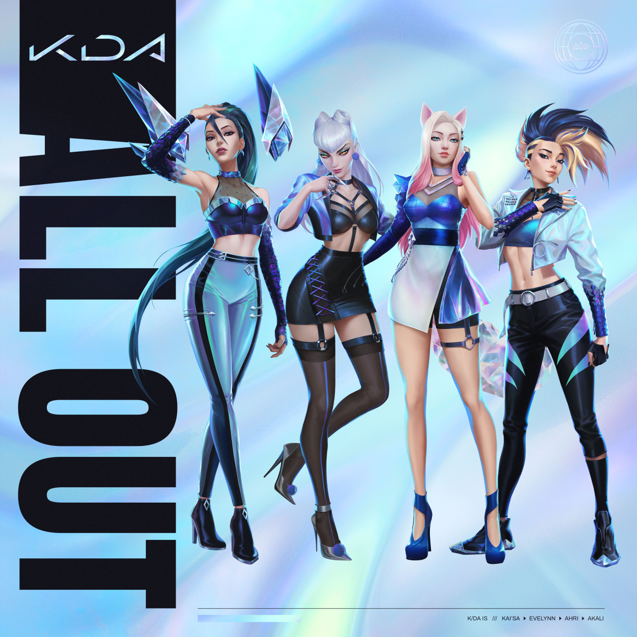 "ALL OUT" album cover (Riot Games)