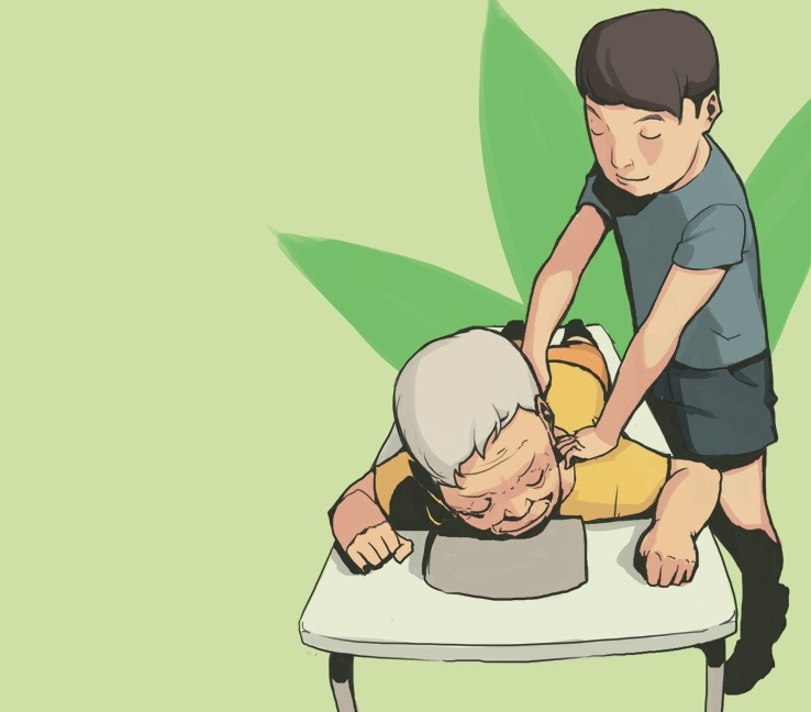 안마사 이미지. [아이클릭아트]