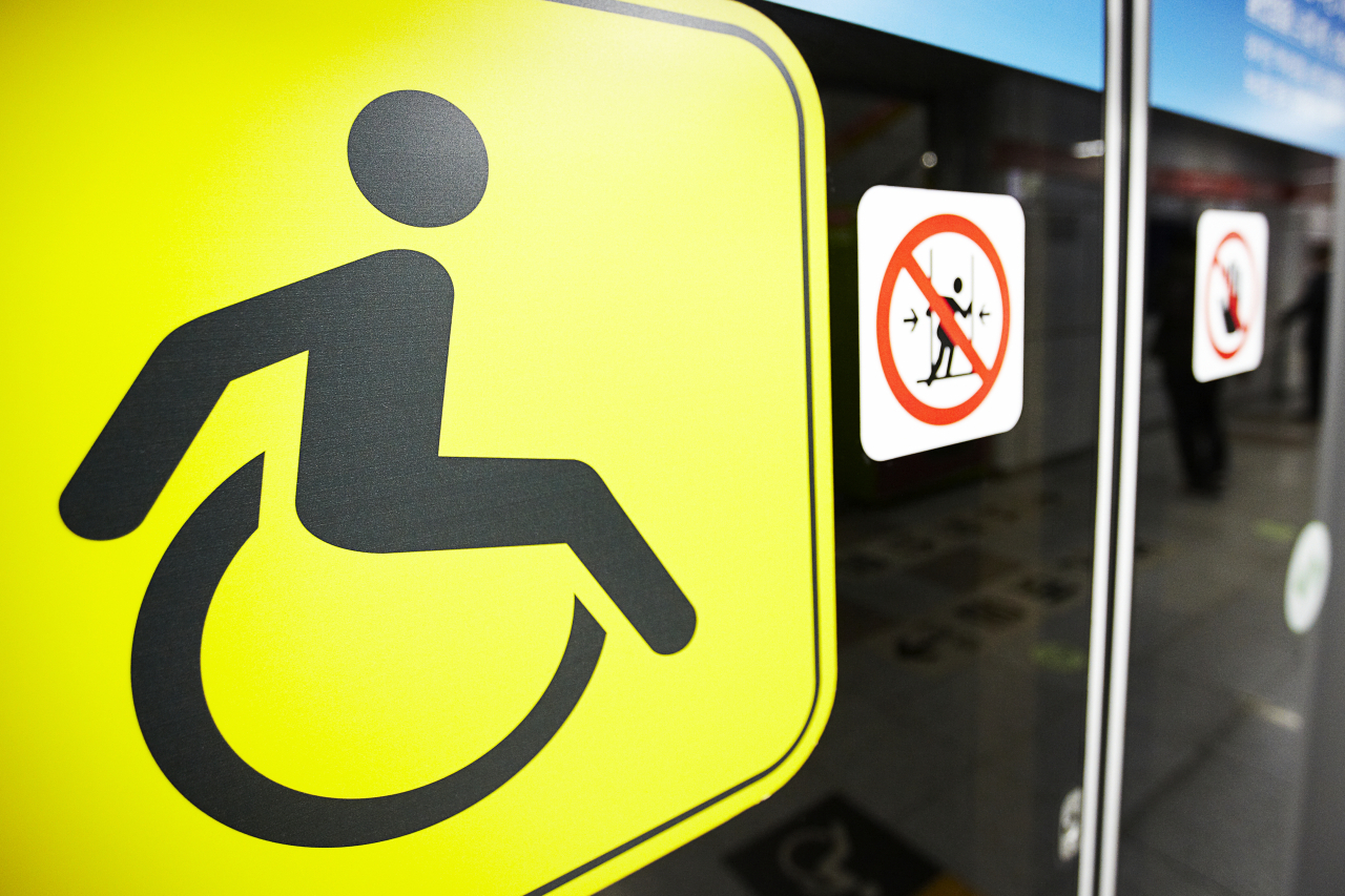 장애인 관련 픽토그램. [아이클릭아트]