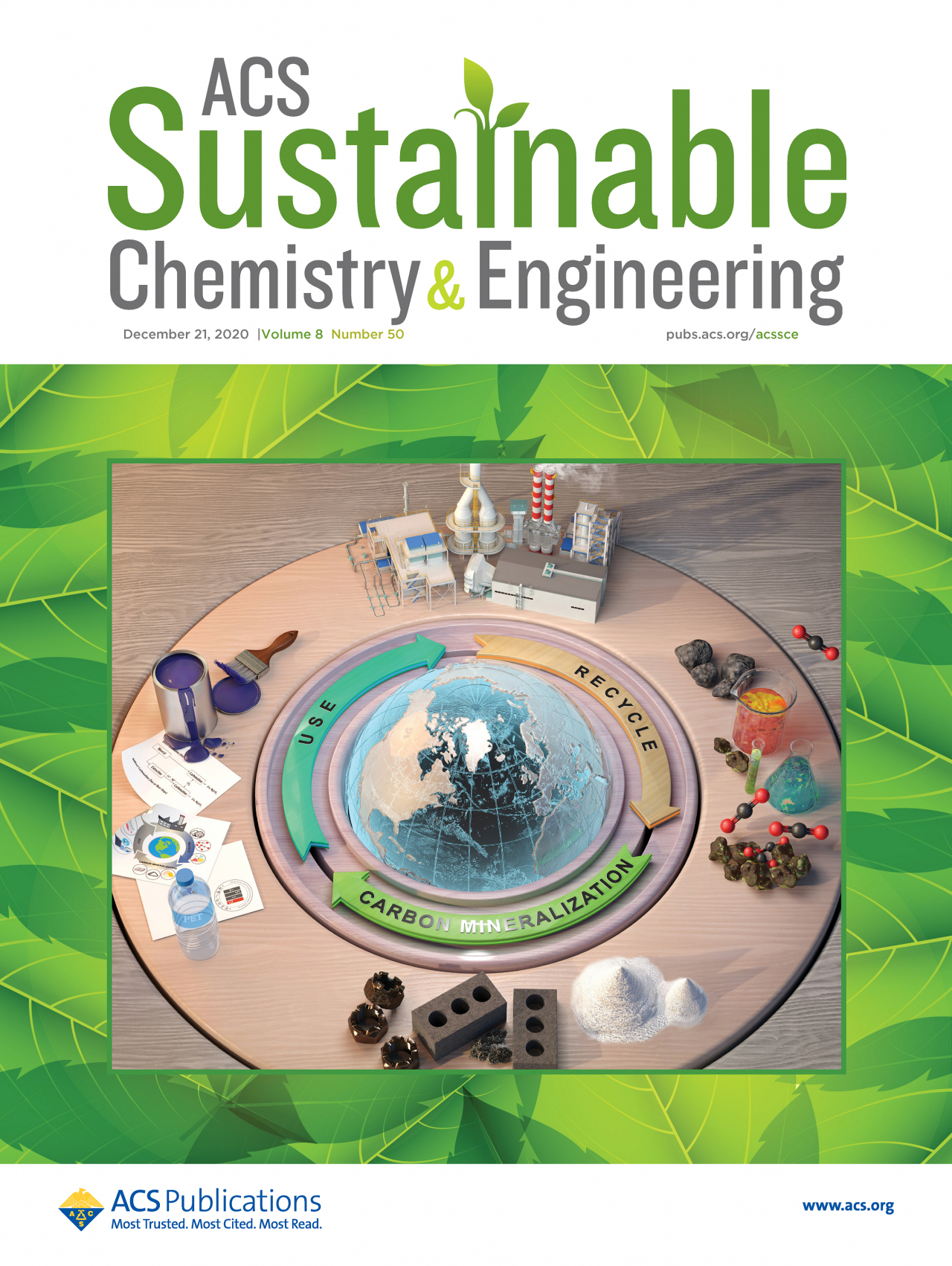 ACS Sustainable Chemistry & Engineering 논문 표지에 게재된 지스트 연구물 [지스트 제공]