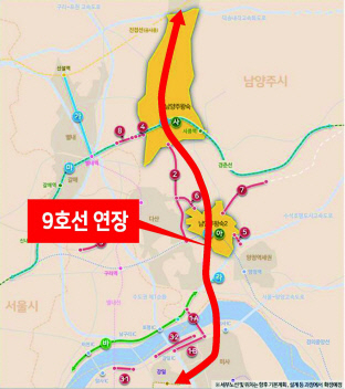 남양주왕숙지구 광역교통개선대책. [국토교통부 제공]